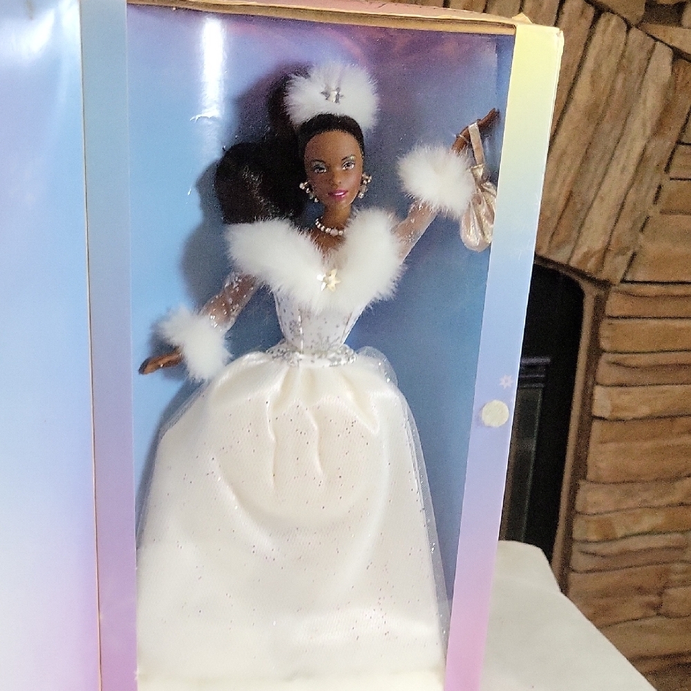 Elegant White Winter Doll